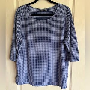 🪷FRANSA Casual Top with 3/4 Length Sleeves
